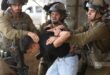 Israeli occupation troops arrest 10 Palestinians in the West Bank