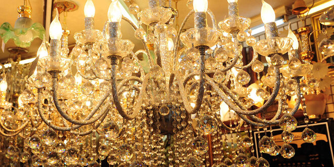 Handcrafting chandeliers is an old Damascene profession