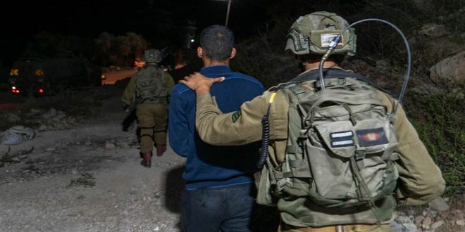 Israeli occupation arrests 7 Palestinians in the West Bank and occupied territories