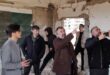 A Turkish delegation inspects the status of a number of schools in Damascus countryside