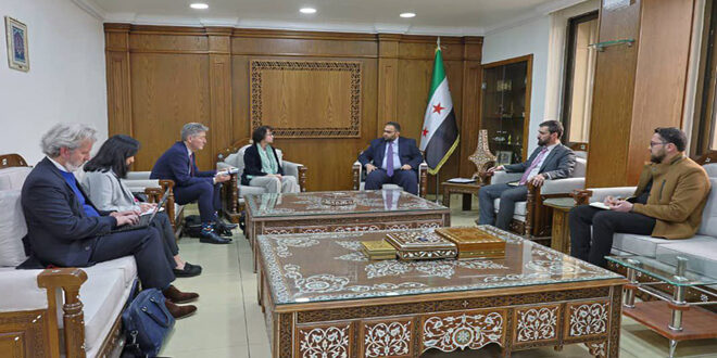 Minister of Economy, EU Commission delegation discuss lifting all sanctions on Syria