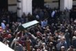 Hundreds of Hama residents bid farewell to 8 martyrs during confrontations with remnants of the defunct regime in the coast