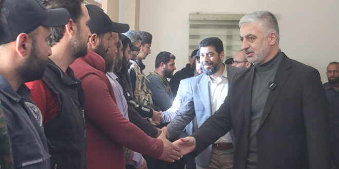 Interior Minister visits Criminal Security Branch in Lattakia province