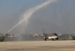 First Jordanian Plane Lands at Aleppo International Airport