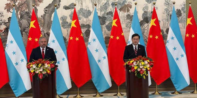 China y Honduras establecen relaciones diplomáticas