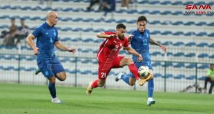 Siria vence a Tailandia en un partido amistoso de fútbol