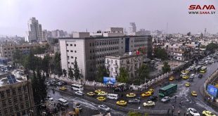 Damasco presenció, esta tarde, lluvias torrenciales inusuales (+fotos)