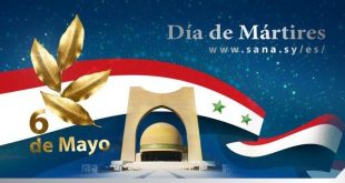 Historia de la efeméride del 6 de mayo, Día de los Mártires en Siria