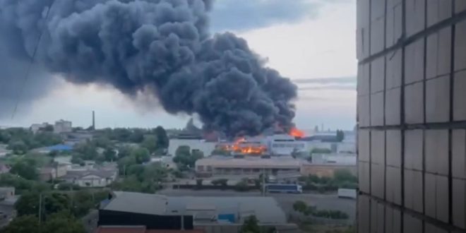 Misiles y drones rusos destruyen objetivos en Kiev