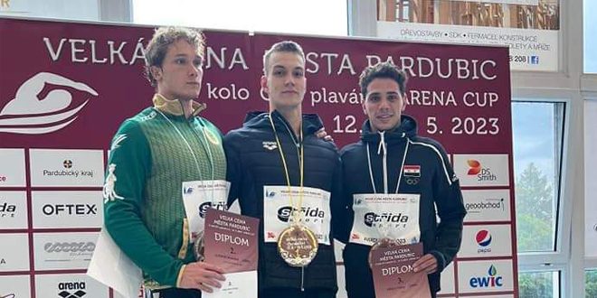 Siria gana medalla de oro en Campeonato Internacional de Natación de Chequia