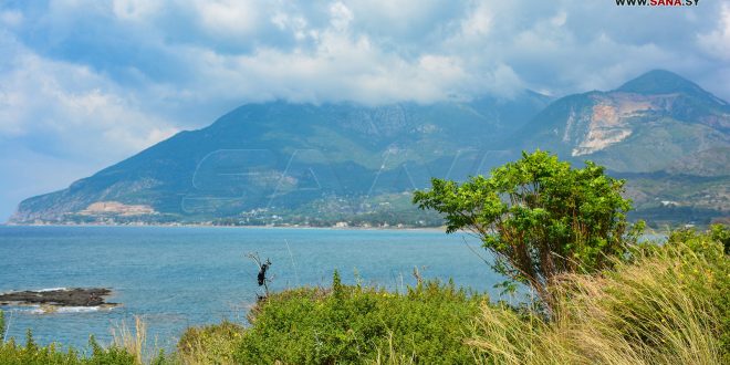 Belleza de la localidad de Ras al-Basit en la provincia costera siria de Latakia