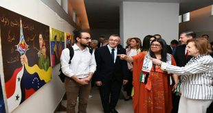 Homenaje en Siria a Chávez y Bolívar