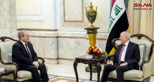 Presidente de Iraq recibe a Canciller sirio