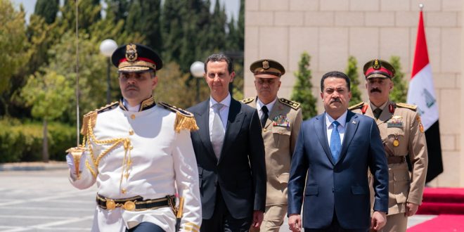 Presidente sirio Bashar Al-Assad recibe a Primer Ministro de Iraq