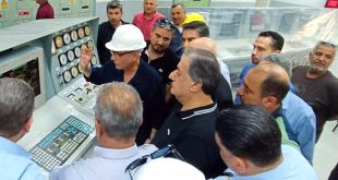 Un paso más hacia la recuperación de Siria, ponen en servicio el 5º grupo generador de la Central Eléctrica de Alepo