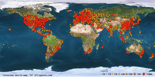 La brecha digital, reflejo del sistema mundial hegemónico