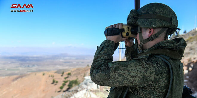 Fuerzas rusas establecen 9 puntos de observación en la línea de separación con el Golán sirio ocupado (+ fotos)