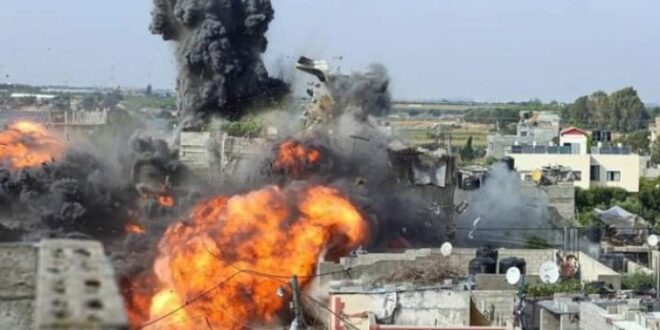 İşgalcilerin Gazze Şeridi’nde Çeşitli Bölgeleri Bombalaması Sonucu 10 Şehit